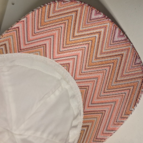 Missoni 6 Panel Chevron Pattern  Baseball Cap NWOT - Picture 7 of 11